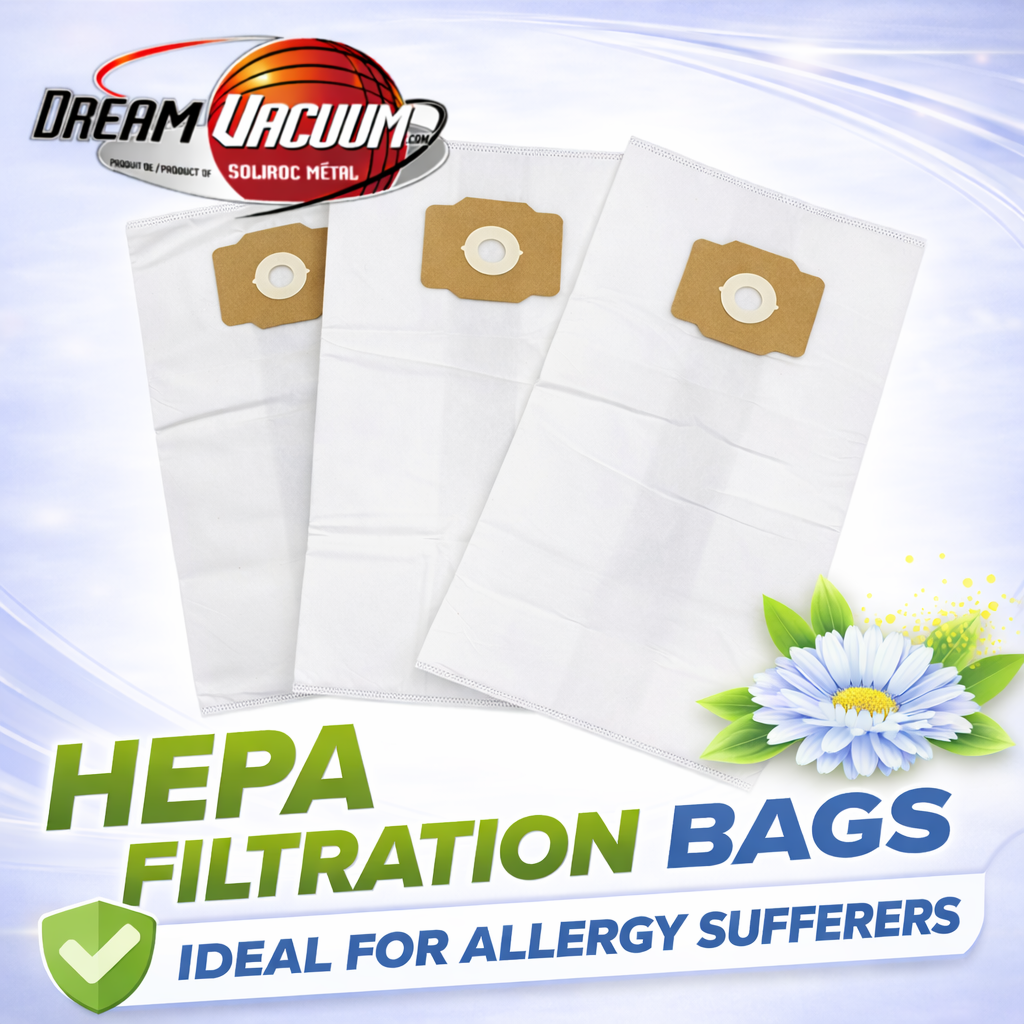 Soliroc Central Vacuum HEPA Bags – Cleaner Home with Advanced Filtration