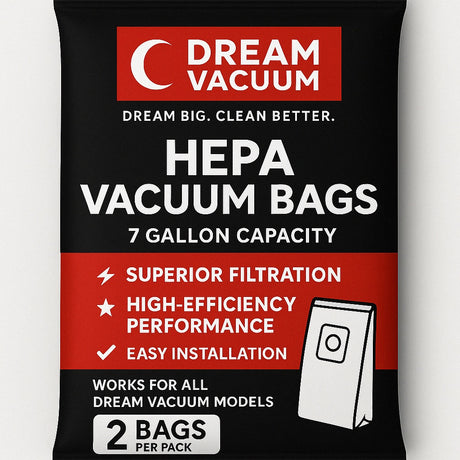 Allergen-trapping central vacuum HEPA bags 99.97% filtration
