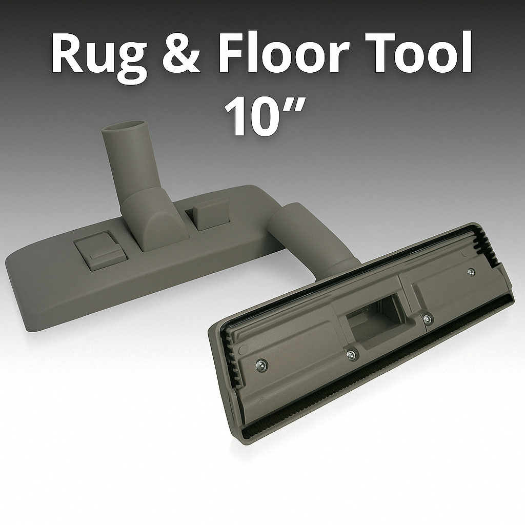 Central Vacuum Rug and Floor Tool – Dual-Use Cleaning for All Surfaces