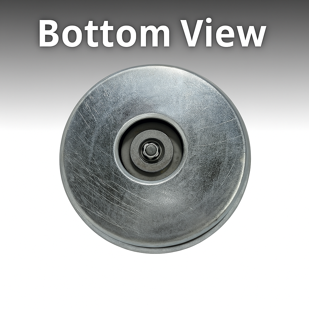 Domel 4963430 Vacuum Motor 120V Thru-Flow 5.7in Diameter 2 stage