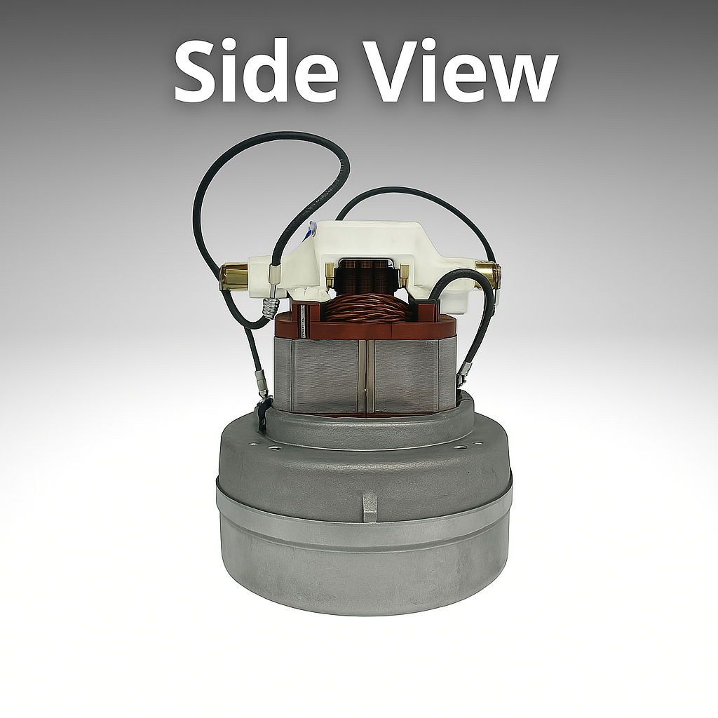 Domel 4963720 Central Vacuum Replacement Motor with Strong Suction Power