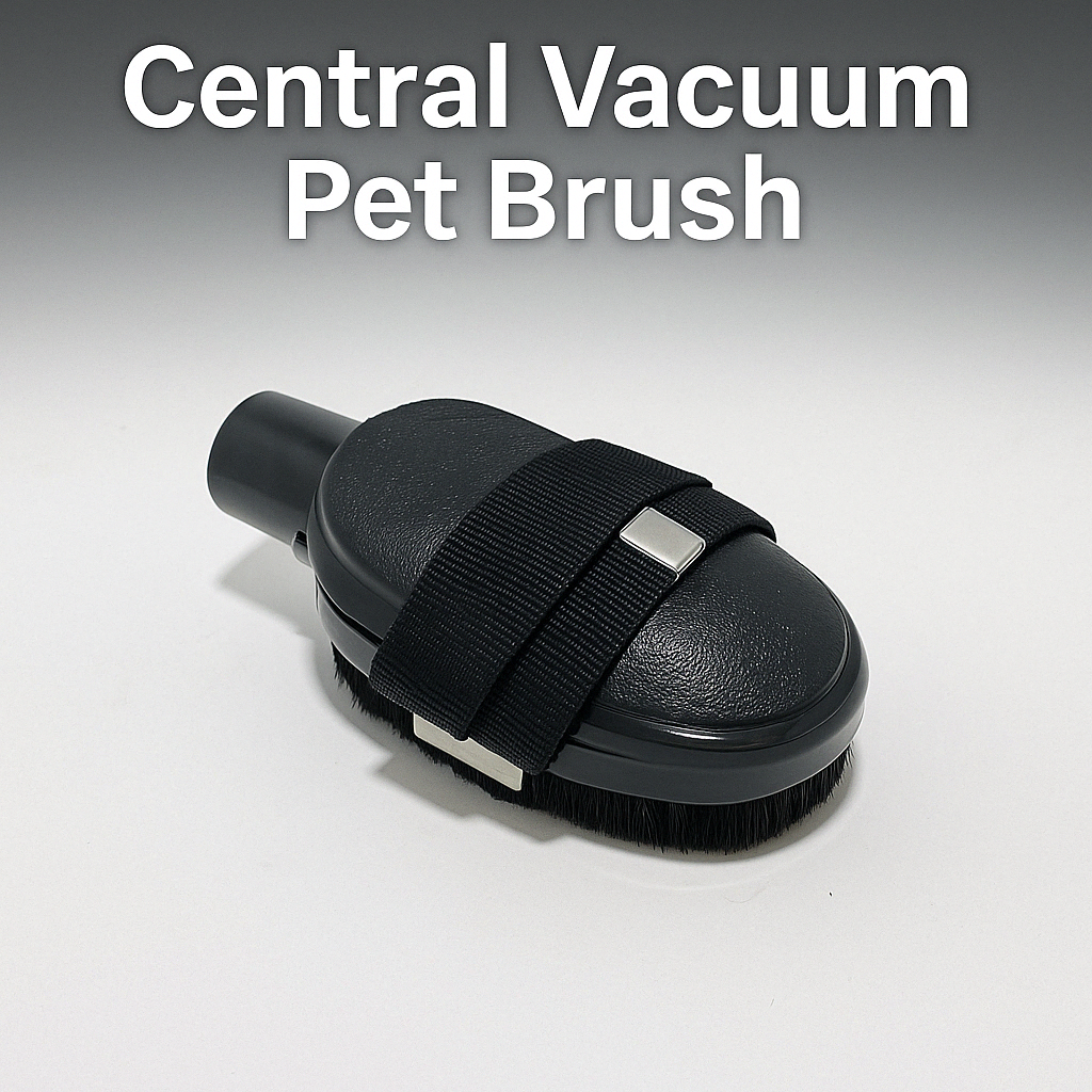 Central vacuum attachment for pet hair cleaning β compact and efficient