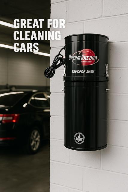 Central Vacuum Dream vacuum Model 1500SE-B Double Filtration