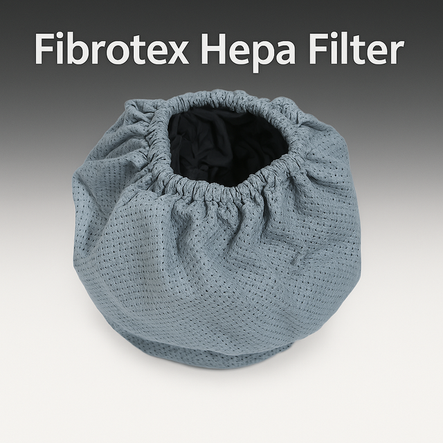 HEPA-grade Fibrotex filter compatible with Dream Vacuum systems