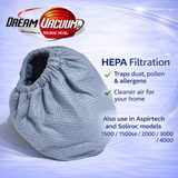 Soliroc Central Vacuum Filter – HEPA Certified, Superior Filtration & Dust Control
