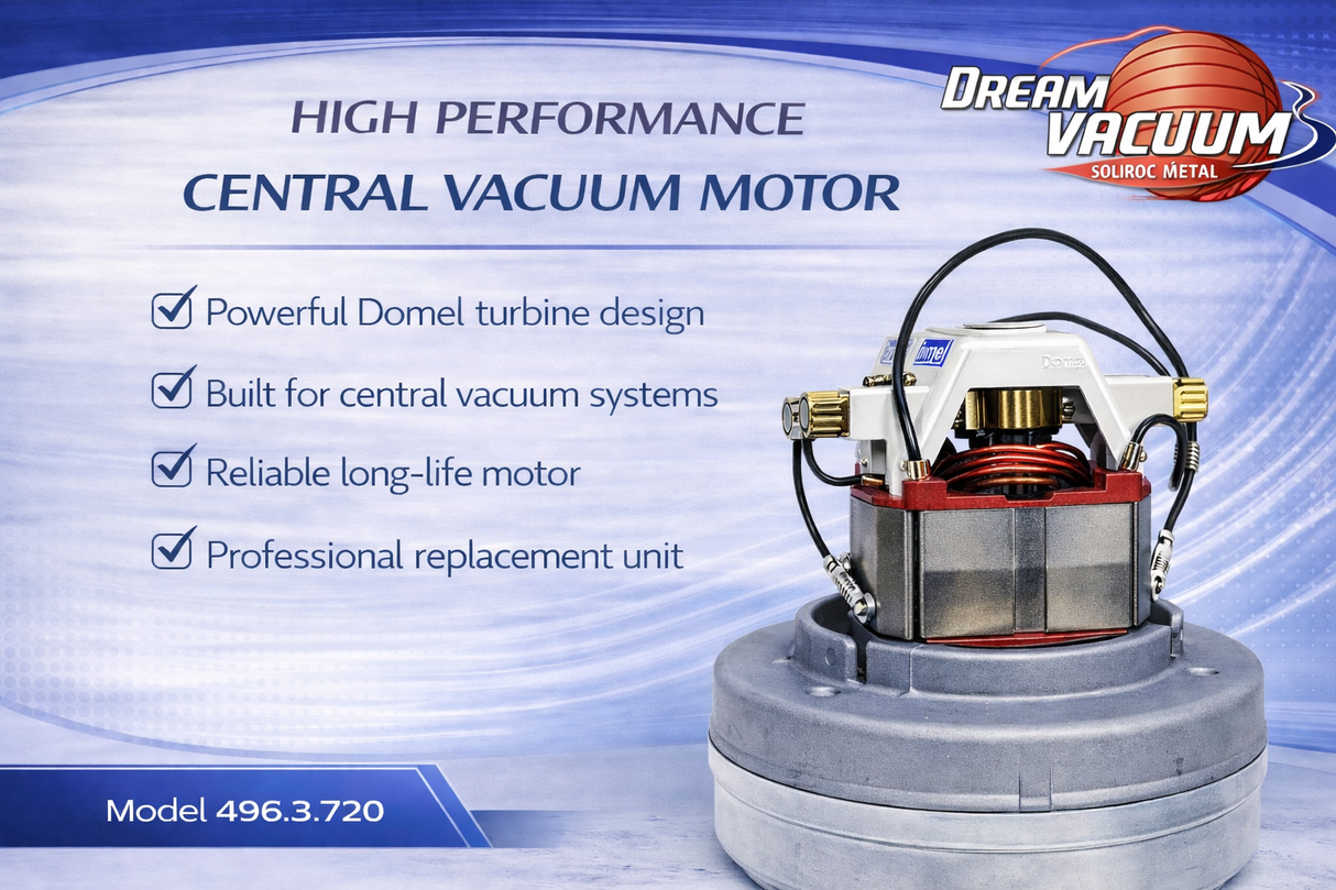 Central Vacuum Dream vacuum Model 1500SE-B Double Filtration