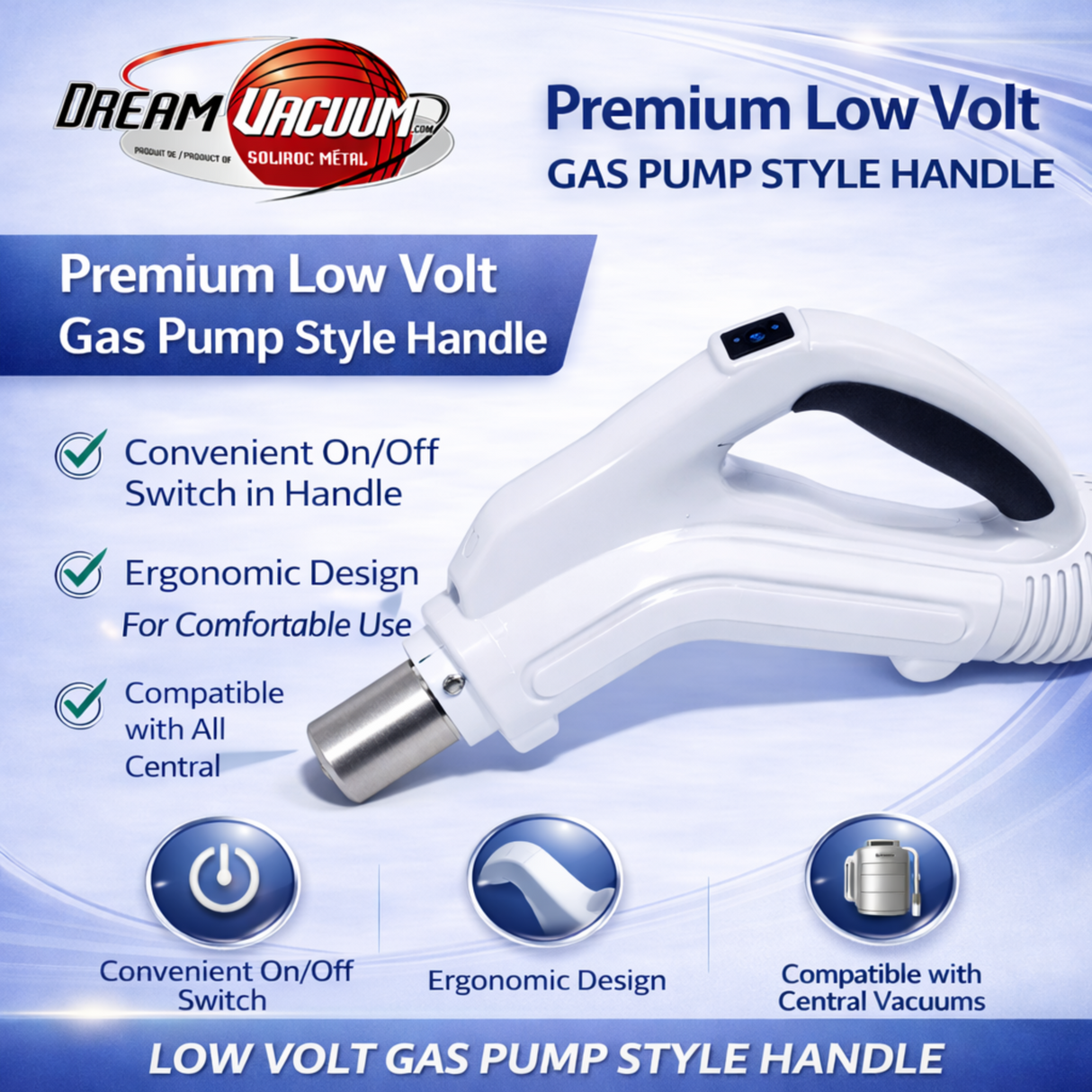 Direct Connect Electric Central Vacuum Hose - Seamless Power, Ultra-Flexible, Effortless Cleaning Performance