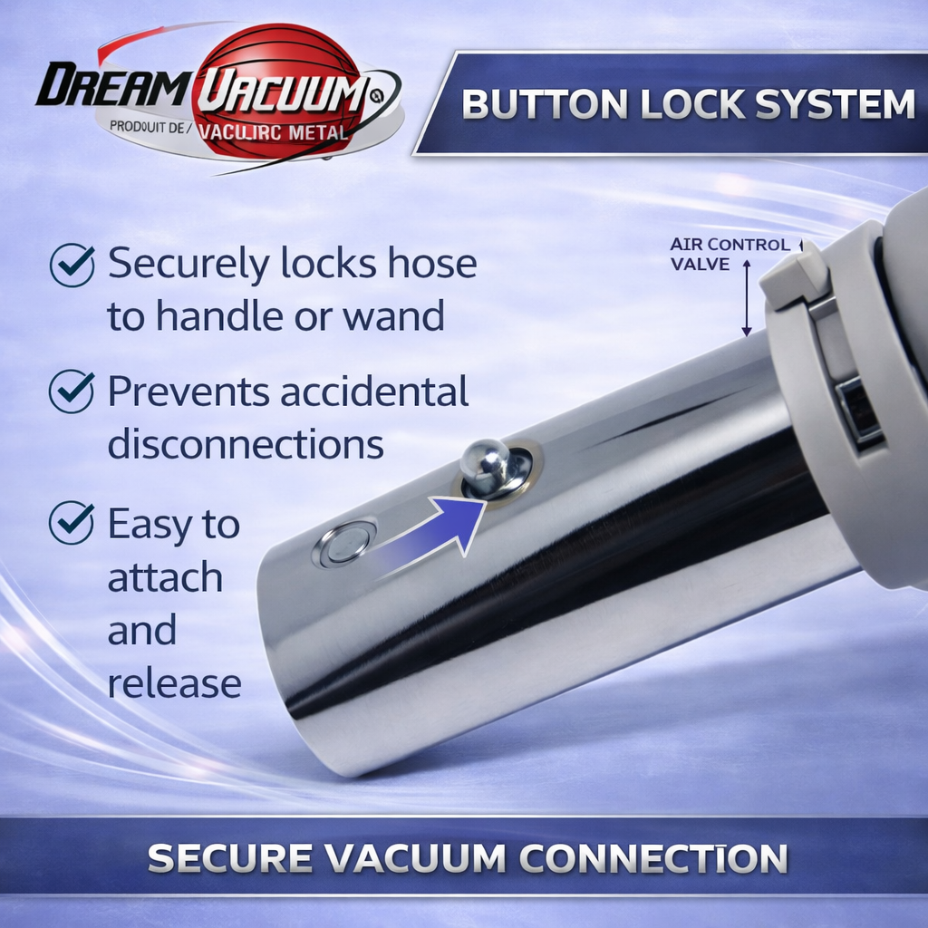 Low Voltage Central Vacuum Hose - Lightweight, Crush-Proof, Effortless Cleaning for Homes & Offices