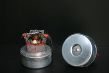 Load image into Gallery viewer, Domel 4963430 Vacuum Motor 120V Thru-Flow 5.7in Diameter 2 stage
