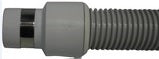 Central Vacuum 20' Crush-Proof Light-weight Non-Electric Basic Hose Grey